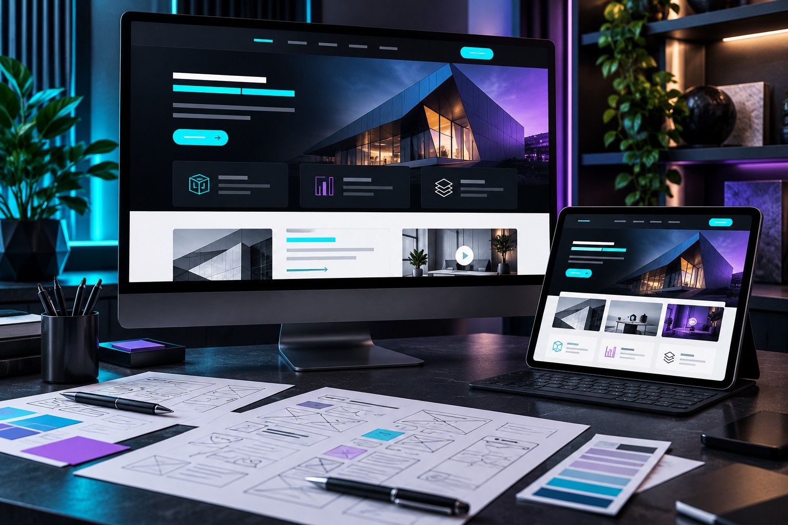 Artify website visual